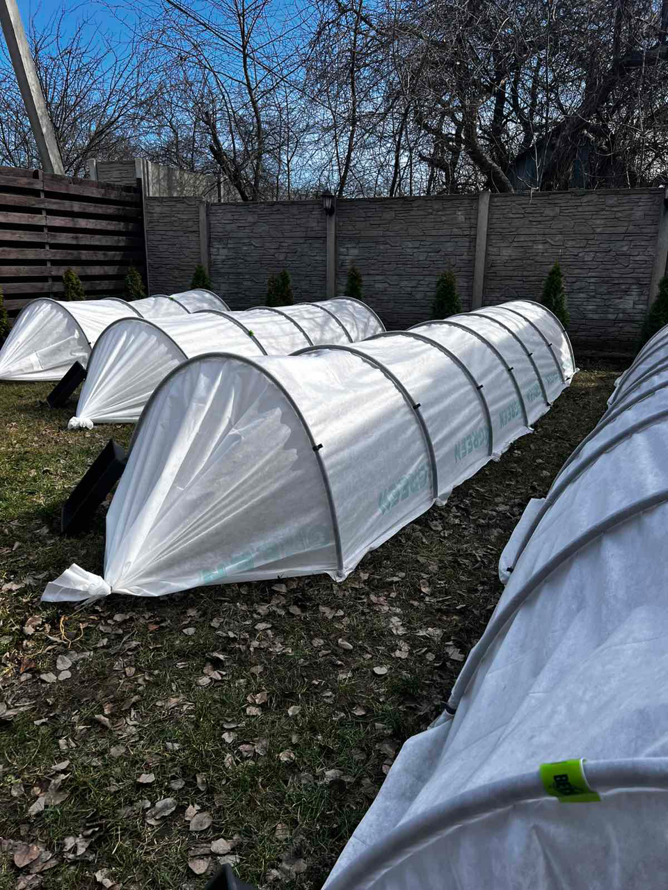 Парник міні ВЕСНА 4 м, агроволокно 50 г/м²